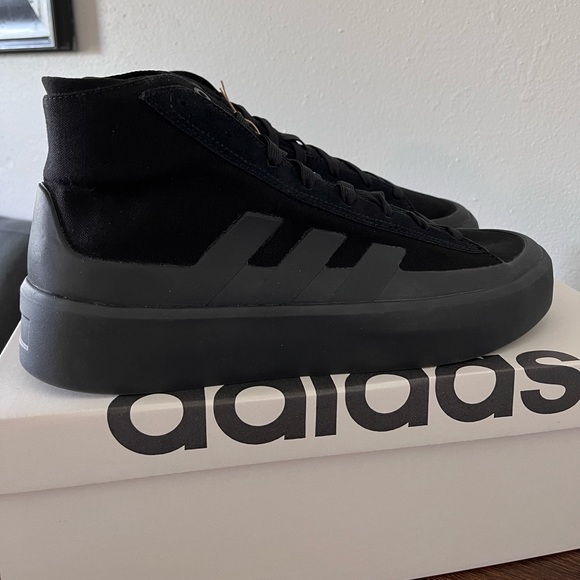 NWT Adidas Znsored Hi Sneakers - Black - Skate-Style - Various Sizes - GZ2292 - Picture 3 of 10